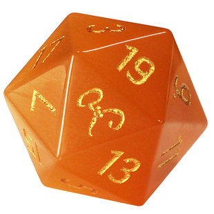 哈斯塔黄印之王花饰黄金猫眼石骰子桌游色子克苏鲁博德之门定制