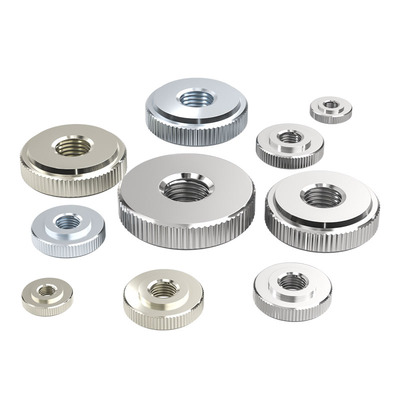 【全网热销】滚花薄头手拧螺母