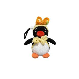 新款正版pingu企鹅包包挂件冬日多样小帽子包挂饰毛绒玩偶钥匙扣
