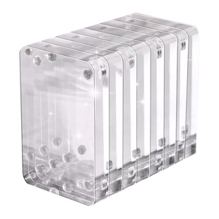 咕卡砖全套麻将卡砖磁吸透明亚克力手工diy砖块女孩儿童玩具卡盘古卡贴纸套装一元一个咕咔流沙孤库酷卡咕盘