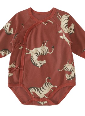 巴厘小猪新生儿春秋季新年服哈衣
