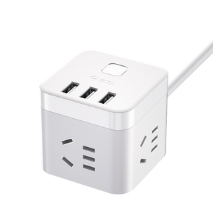 公牛魔方充电器USB插头多口宿舍家用拓展多用桌面充电站适用苹果iPhone14/15/16华为安卓手机通用20W/30W快充