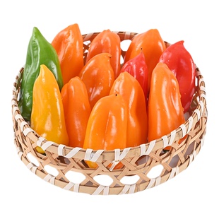 水果彩椒甜椒新鲜蔬菜迷你红黄青甜口小辣椒生吃凉拌沙拉健身食材