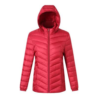 雪中飞时尚白鸭绒短款轻薄羽绒服