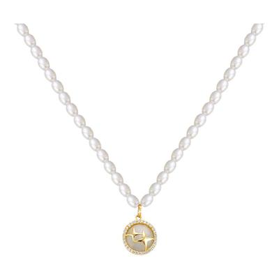 巴洛克珠珠项链轻奢小众2025新款爆款锁骨链女高级感法式礼服颈链