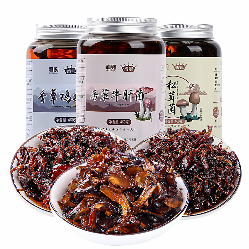 云南特产油鸡枞菌香辣拌面酱460g