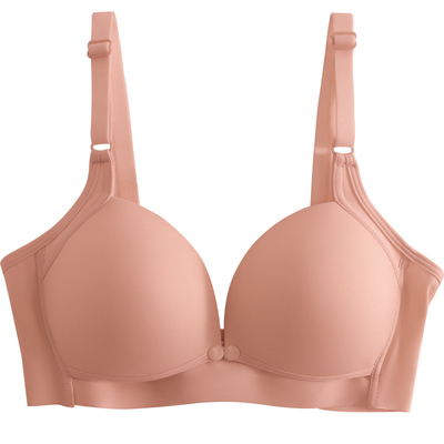 哺乳内衣前开扣防下垂收侧乳聚拢