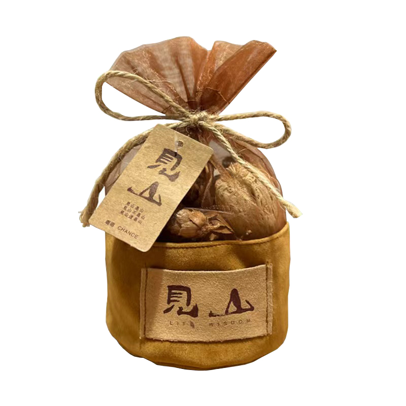 花盛见山香包茶梗+木芒果+松果天然材料手作持久留香室内衣柜车载