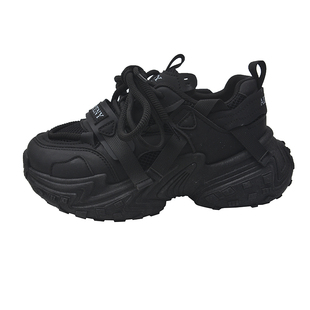 炸街厚底老爹鞋女小个子增高百搭2026新款春季爆款松糕休闲运动鞋