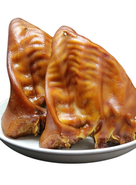 乡腊食品烟熏腊猪耳朵农家自制