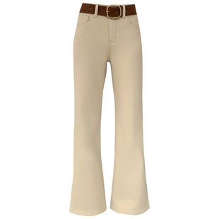 2025冬JEANS大企83190复合宝宝绒保暖修身弹力显瘦女牛仔微喇叭裤