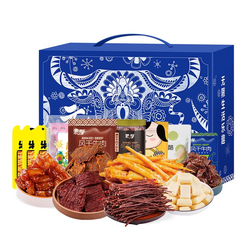 蒙都内蒙古特产牛肉礼盒原厂直发