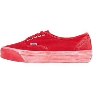 VANS范斯男女鞋26秋冬复古酒红色美式低帮板鞋水洗做旧脏脏帆布鞋