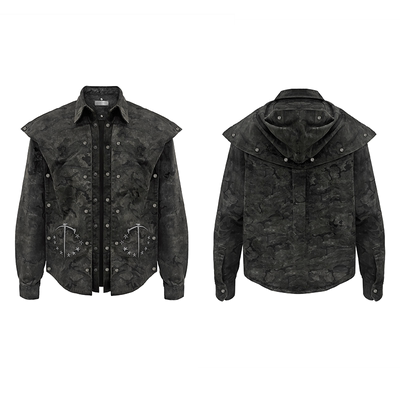 TecNineGroup迷彩可拆卸工装衬衫