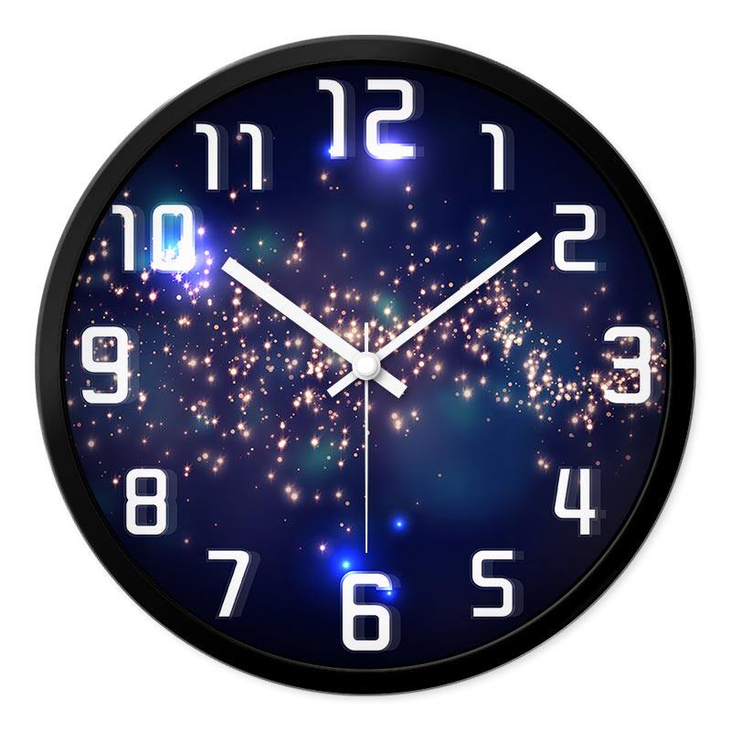 自动对时家用夜光挂钟