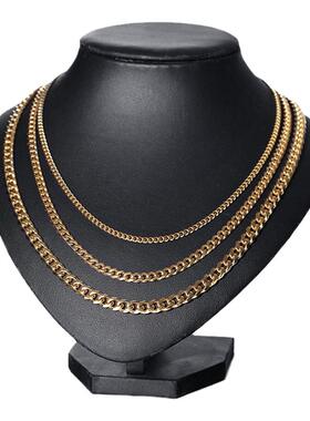 泰爱你时尚hiphop嘻哈古巴链项链