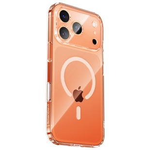 [新款冰磁]闪魔适用17ProMax手机壳苹果16pro磁吸透明壳抗黄iPhone15超薄散热14plus全包防摔保护套夏高级感