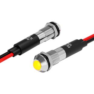 飞林IP67金属防水指示灯双色三色6mm8mm10mm电源设备储能UL信号灯