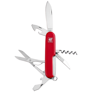 德国双立人多功能军刀户外一体折叠刀便携指甲小剪刀野外随身工具