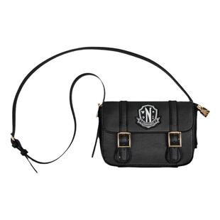 正版Wednesday星期三亚当斯周边奈弗莫尔学院斜挎包剑桥包单肩包