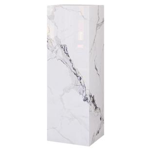 大理石花架子客厅落地式阳台花盆架户外庭院轻奢摆件底座岩板立柱