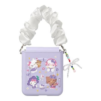 MASFEIL × 紫色凯蒂适用小米mixflip2手机壳新款mix flip2小折叠保护套可爱MIXFlip2全包折叠屏外壳filp防摔