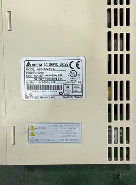 议价Delta Servo Driver AsdA0421la 400W Power ThreePhase 22适