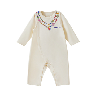 【抱抱人】嫚熙婴儿连体衣新生儿纯棉衣服哈衣男女宝宝连身衣爬服