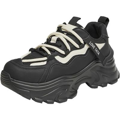 TATA/他她厚底休闲老爹鞋