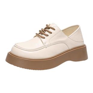 回力官方旗舰店小皮鞋女2026新款单鞋子女款英伦风白色乐福鞋女款