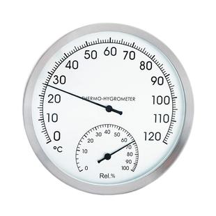 富纳德高精度工业温度计发酵烘培湿度计不锈钢家用室内外温湿度计