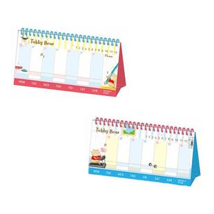 SEASON台湾四季自填周计划桌历桌面台历月历日程安排周历手账本