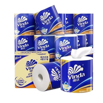 维达超韧4层卷纸140克|千人加购