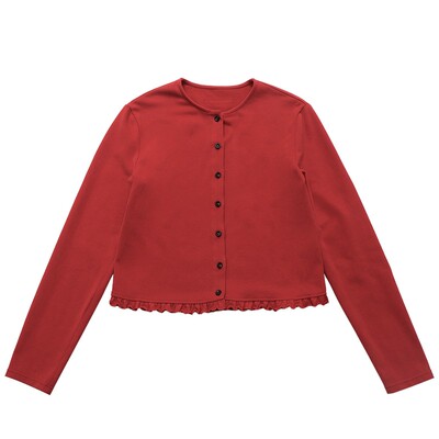 一衣两穿吊带针织开衫两件套