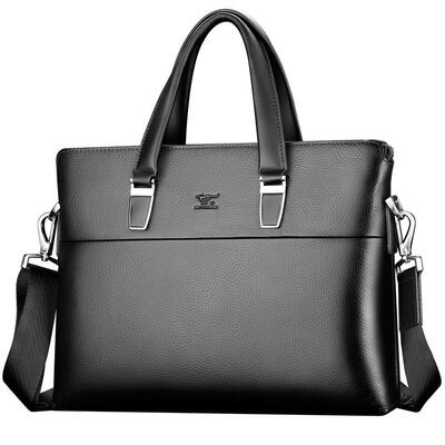 七匹狼手提包商务真皮公文包