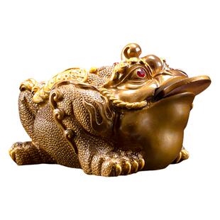 金蟾变色茶宠摆件禅意茶道茶具招财茶桌茶台小装饰可养蟾蜍茶宠物