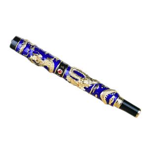 北京景泰蓝钢笔成人练字美工硬笔书法铱金签字笔送老师同学开学礼