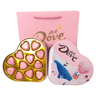 德芙鲸鱼心语牛奶巧克力情人节送女友礼盒生日礼物结婚喜糖伴手礼
