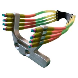 八股内穿皮筋468级四级加速卡球弹弓圆3060抗冻高初速高弹力耐磨