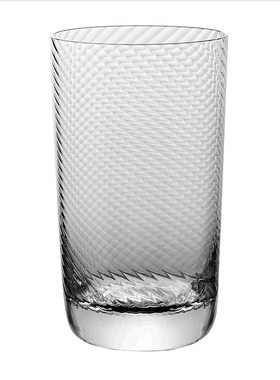 北欧创意水波纹耐高温家用玻璃杯