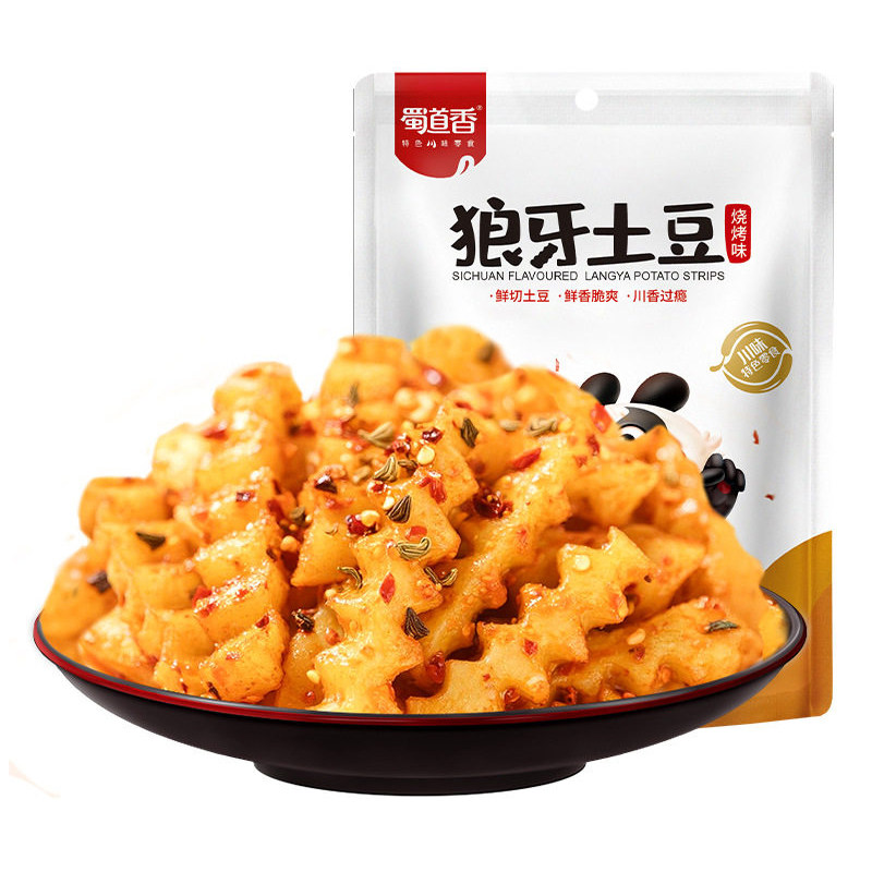 蜀道香狼牙土豆150g即食四川特产独立装办公室休闲解馋香辣零食品