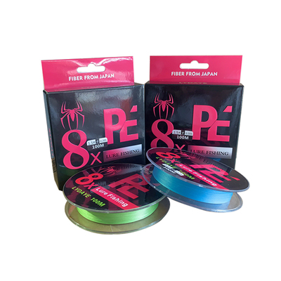 路亚打野路顺滑不涨水双涂层8编PE线强拉力大力马国产性价比