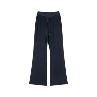 姜雯'人手一套'百搭休闲微喇显瘦长裤连帽短款卫衣运动套装女装冬