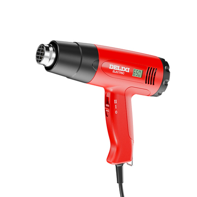 德力西高温热风枪工业级封膜美缝加热烤枪热缩管专用小型吹风枪