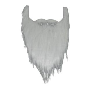 圣诞老人胡子舞会派对戏剧表演胡子装扮道具白色络腮胡子仿真胡子