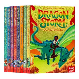 Dragon Storm 龙风暴8册 英文原版 Tom and Ironskin 奇幻冒险故事小说桥梁章节书 中小学生英语课外阅读读物Alastair Chisholm