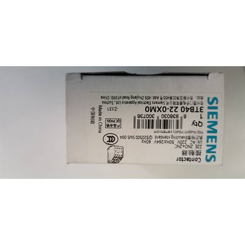 询价下单3TB4022-0XM0  接触器 可开发票