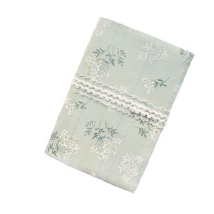 真我 白楠花 少女蕾丝文艺手帐手工布书衣活页hobo余白a5a6定制