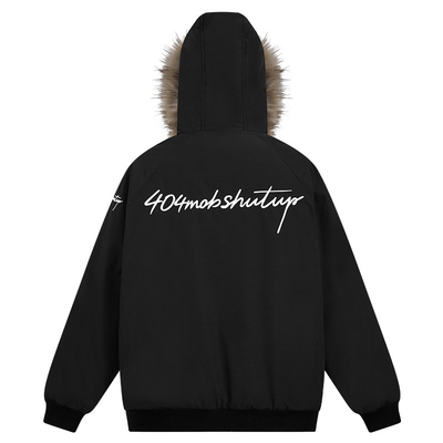 404MOB冬季可拆卸毛领加厚派克服