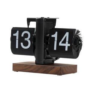 【妙刻】创意个性复古机械自动翻页时钟桌面摆件家居数字钟表座钟